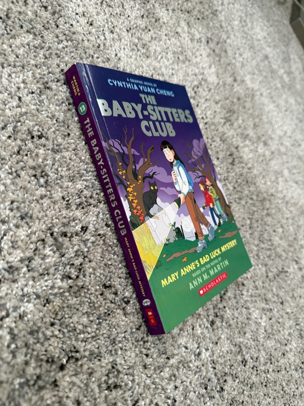 Scholastic The Baby-Sitters Club — Purple & Green Illustrated Cover